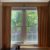 D109. One pair of Restoration Hardware window treatments. - $150 per pair